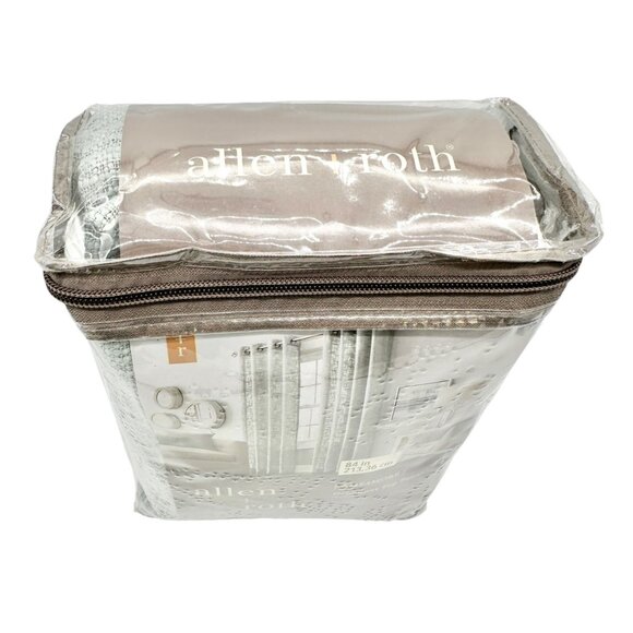 Allen+Roth Grommet Top Curtain Panel 50" X 84" Mineral Polyester Light Filtering - Picture 7 of 11